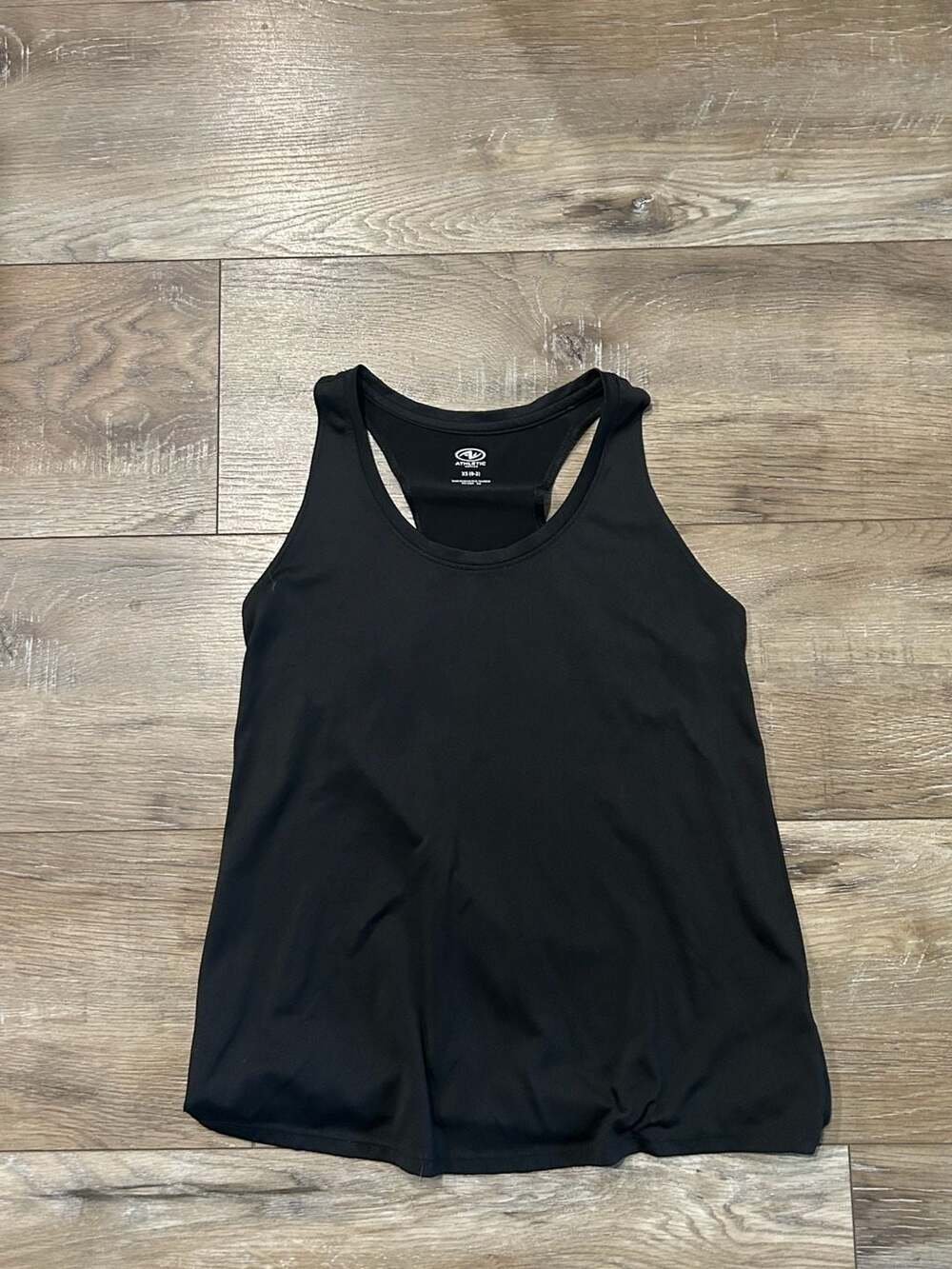 Athletic Works Racerback Tank Top Size XS (0-2) Black